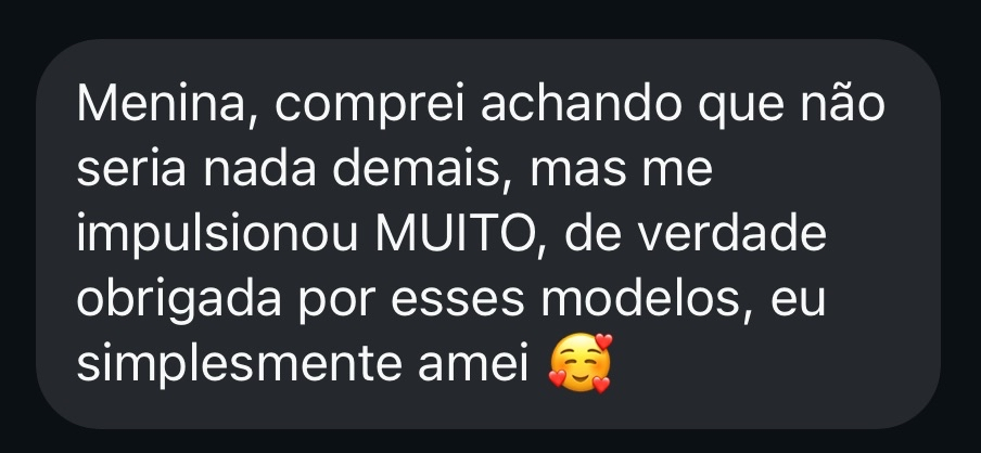 Feedback de cliente que comprou o catálogo